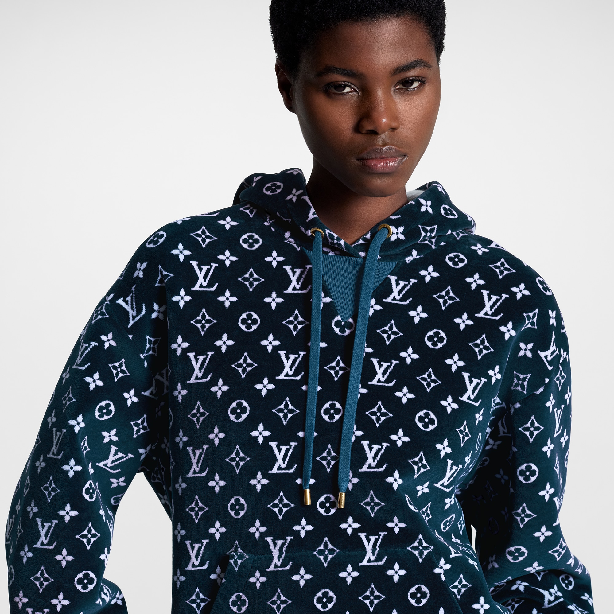 Monogram Toweling Hoodie - Women - Ready-to-Wear | LOUIS VUITTON ®